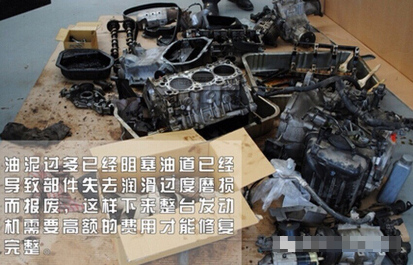 油泥过多导致发动机报废 汽车养护品-爱德林&MOC 油泥过多导致发动机报废 汽车养护品-爱德林&MOC